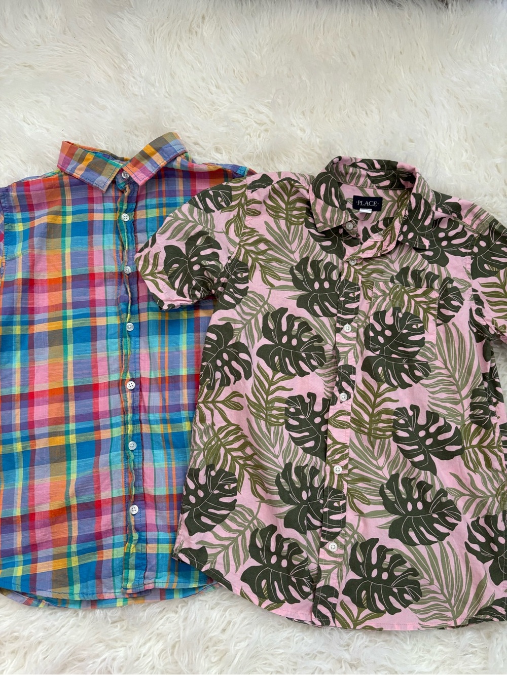Boys summer bottom up shirt bundle size 14